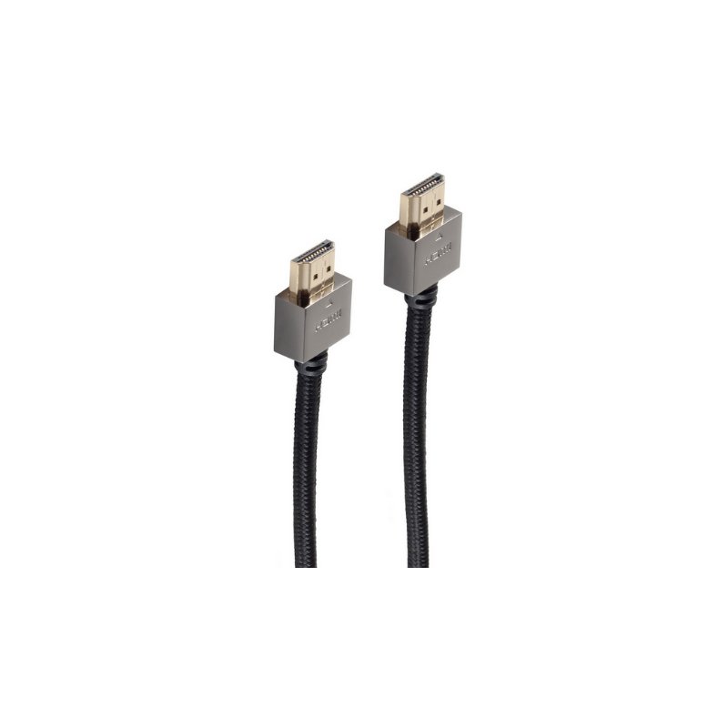 shiverpeaks PRO Serie II Câble HDMI, connecteur A vers connecteur A, 4K, 2,5 m