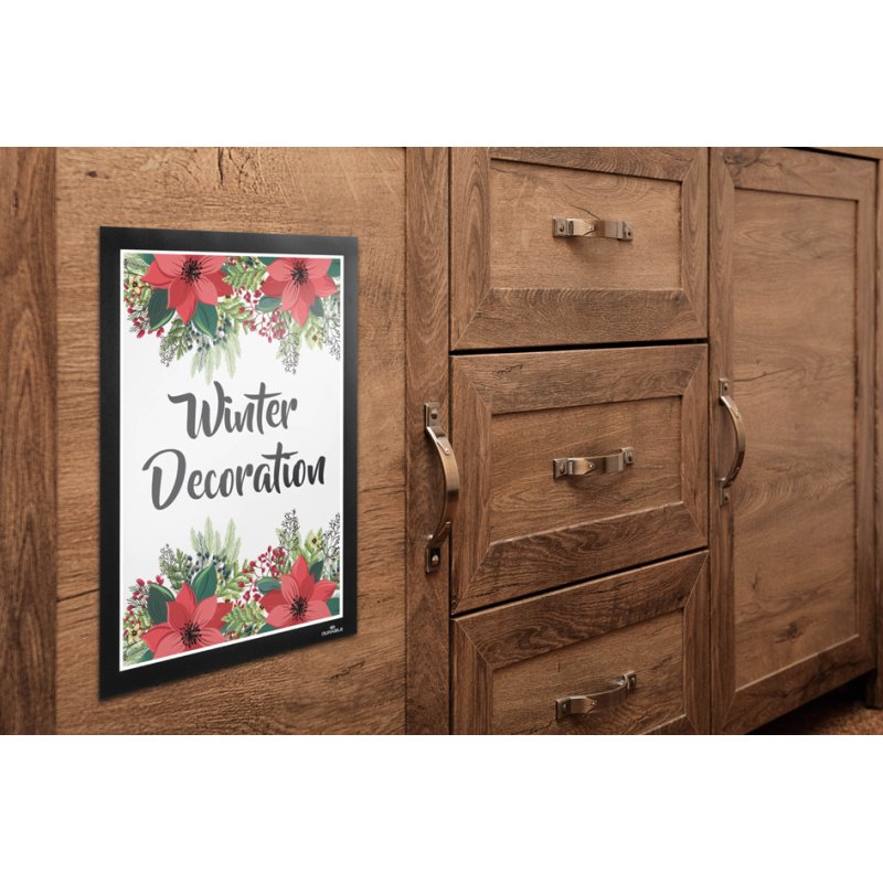 DURABLE porte-documents magnétique DURAFRAME WALLPAPER A4, noir
