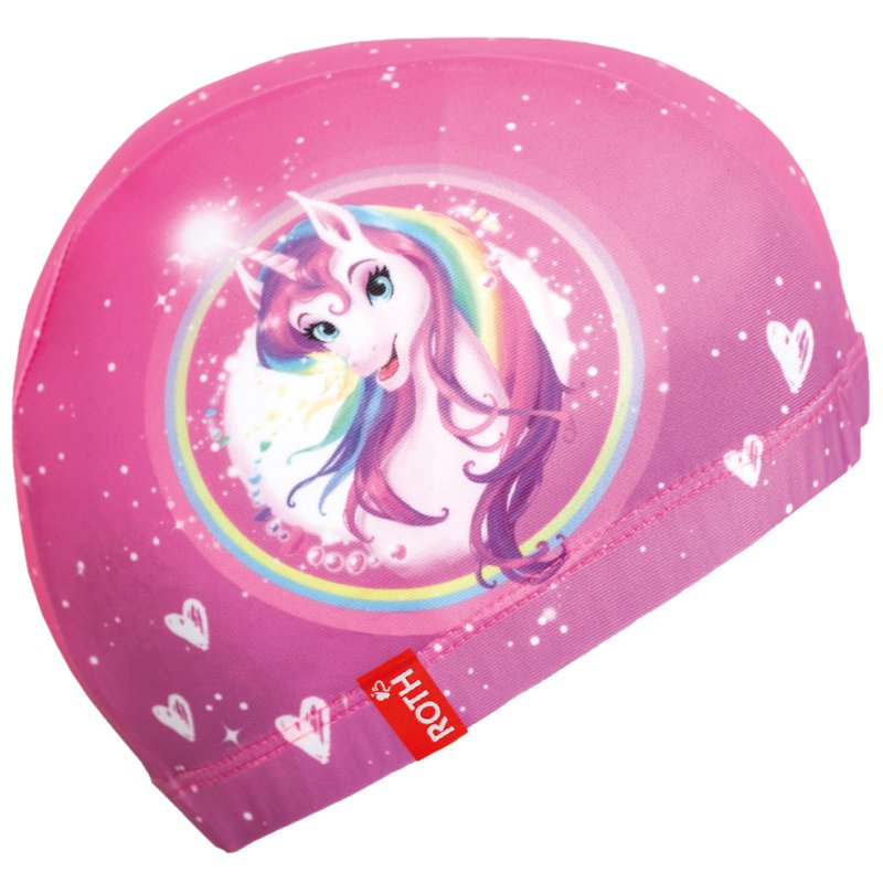 ROTH bonnet de natation enfant Police, 82% polyester 18% élasthanne, tour de tête 44-56 cm