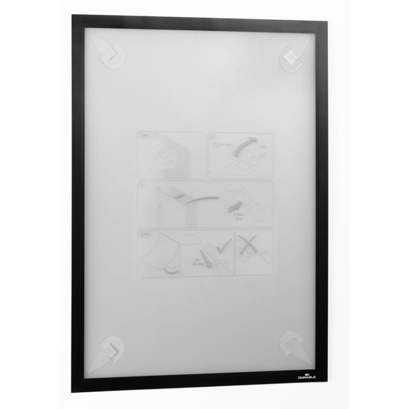 DURABLE cadre magnétique DURAFRAME WALLPAPER, A3, noir