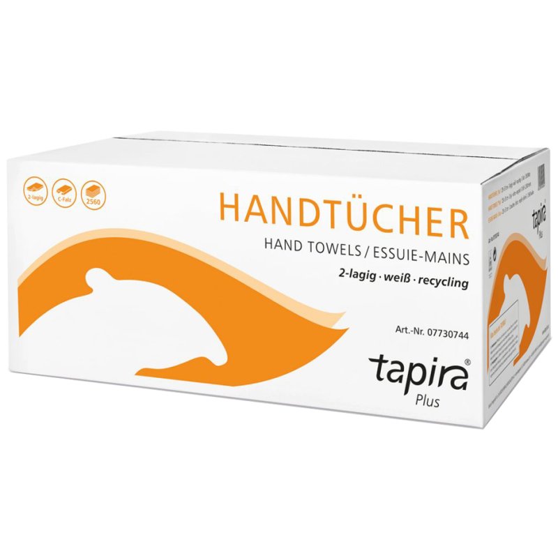 Tapira handdoekpapier plus, C-vouw, 230×310 mm, wit
