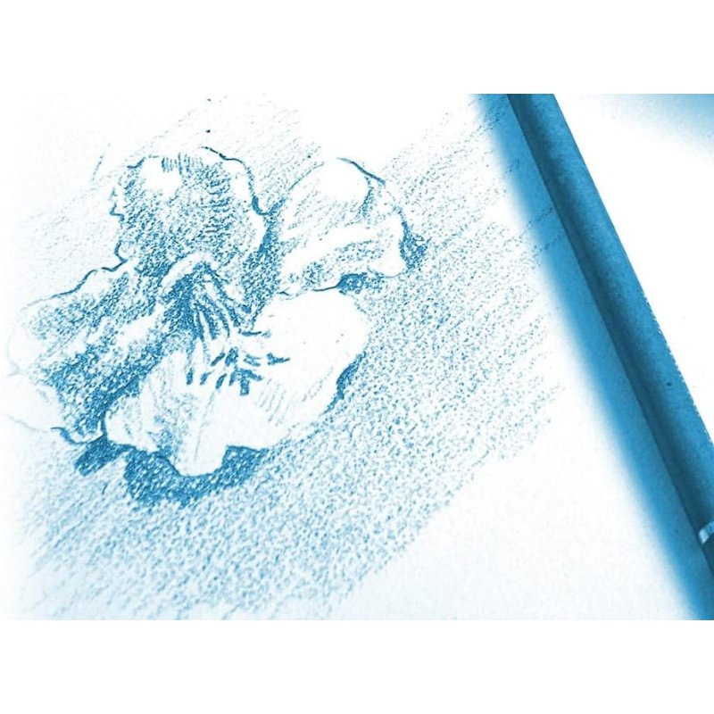 Clairefontaine papier à dessin-bloc de croquis à Grain, A4, blanc, 180 g/m², 30 feuilles