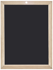 Wonday schrijfbord, blanco, 40 × 60 cm, zwart