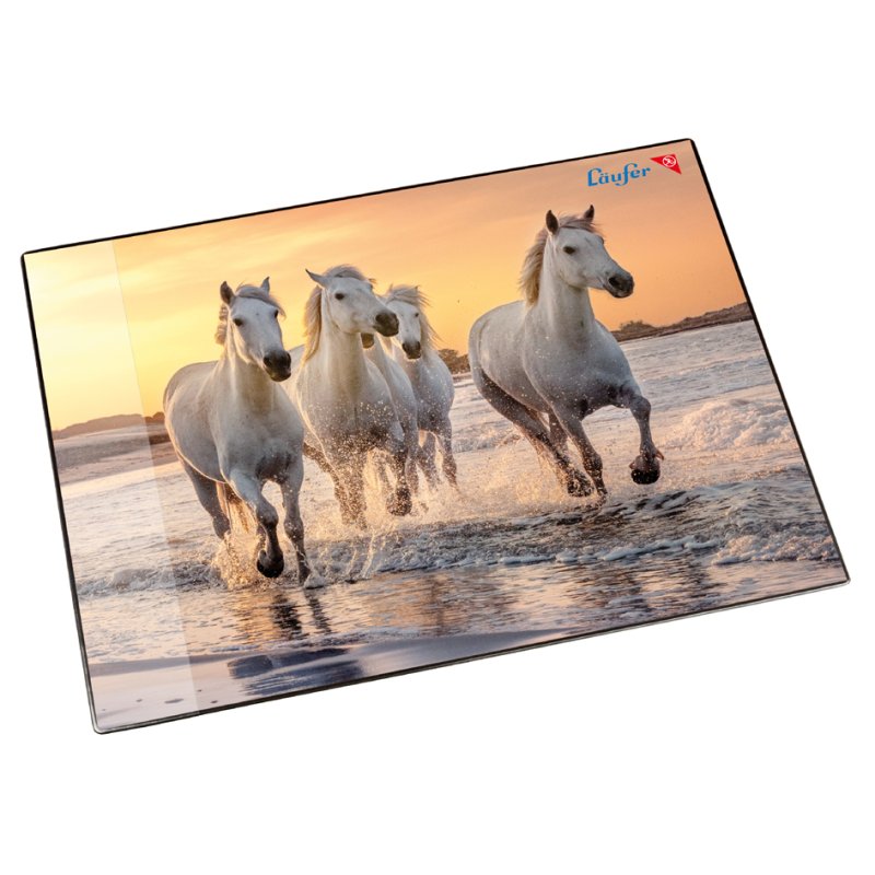Läufer Onderlegger paarden op strand, 400×530 mm, antislip