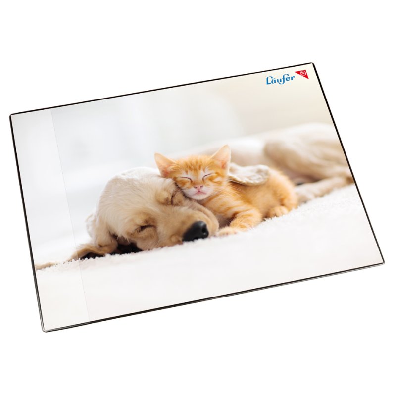 Läufer Sous-main chien et chat, 40×53 cm, antidérapant