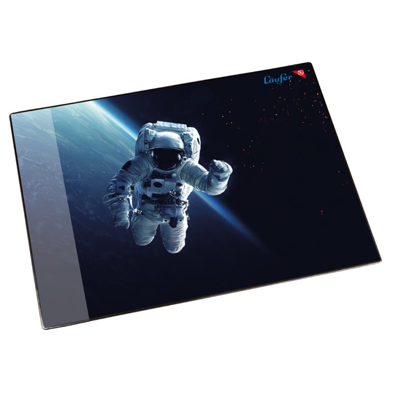 Läufer Astronaut sous-main, 400×530 mm, compartiment latéral transparent