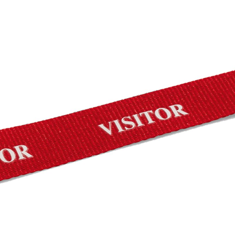 DURABLE lanière textile STAFF, 20 mm, noir avec mousqueton, 10 pièces