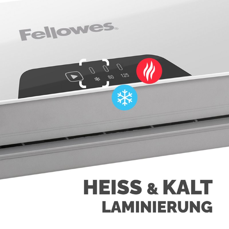 Fellowes plastifieuse Pixel A4, blanc, 150-250 mic, kit de démarrage