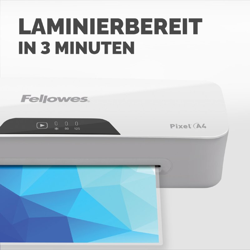 Fellowes lamineermachine Pixel A3, wit, 330 mm lamineerbreed, 300 mm/min