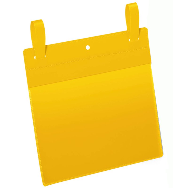 DURABLE porte-documents pour casier à grille A4 transversal, jaune, 50 pièces