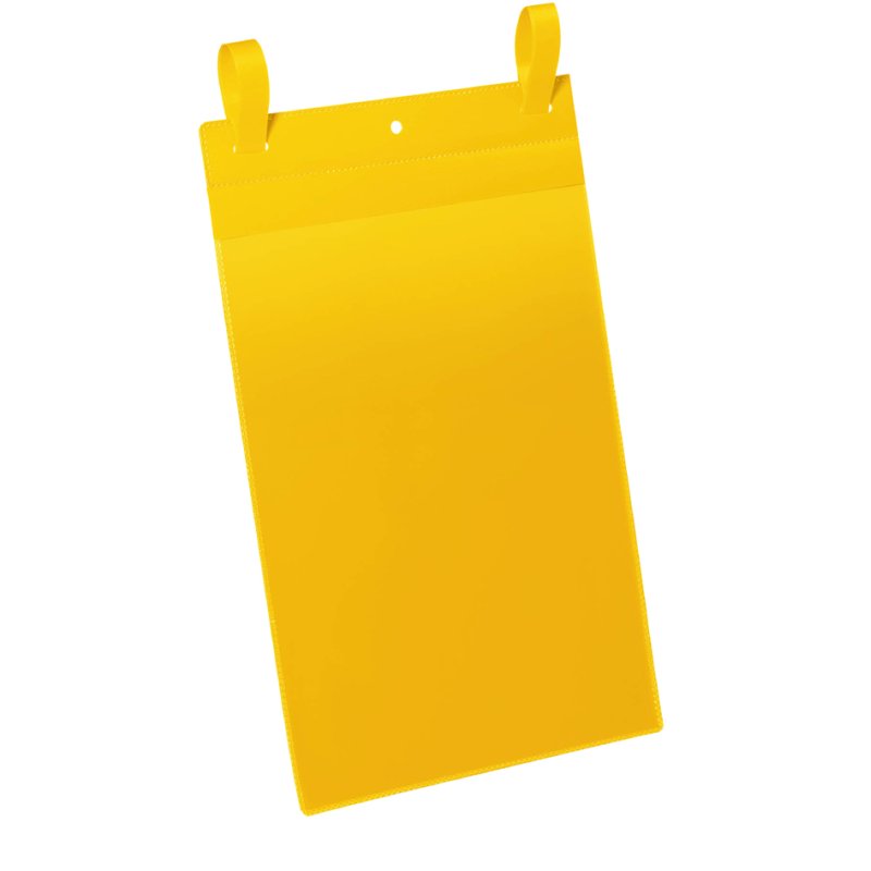 DURABLE porte-documents pour casier à grille A4 transversal, jaune, 50 pièces