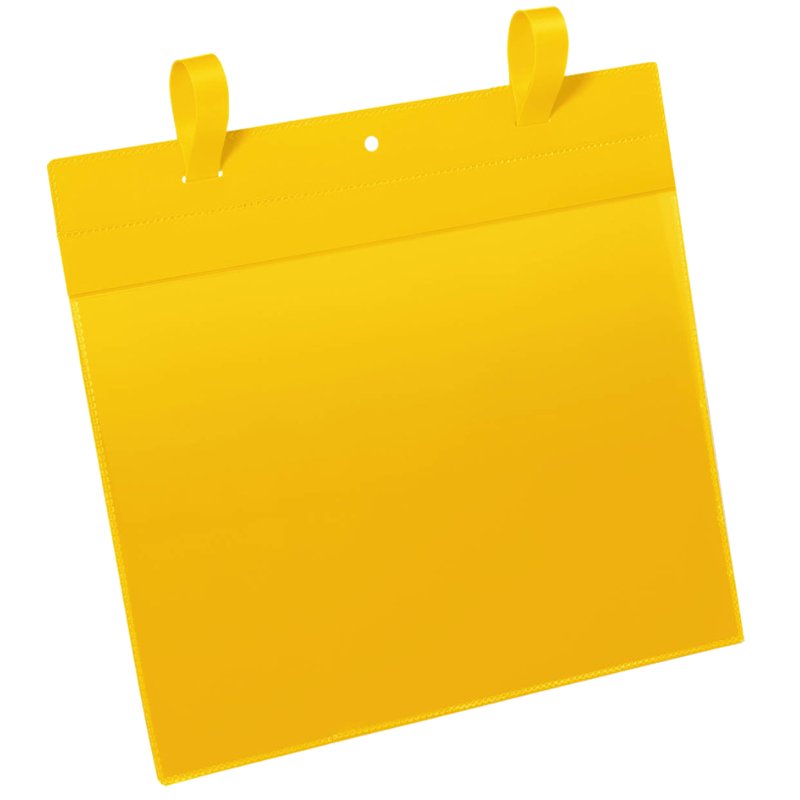 DURABLE porte-documents pour casier à grille A4 transversal, jaune, 50 pièces