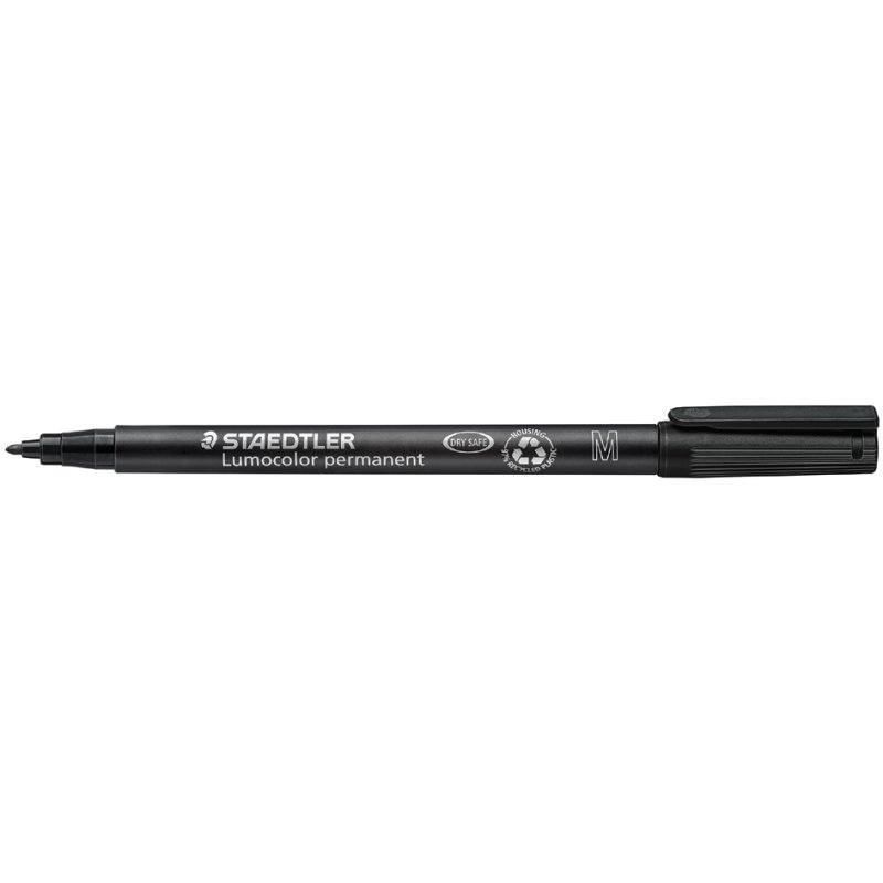 STAEDTLER Lumocolor marqueur cuisine, permanent, noir, 1,0 mm