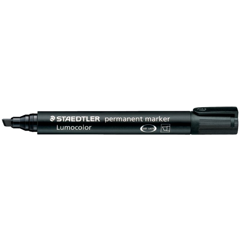 STAEDTLER Lumocolor permanent marker, black, refillable, 2.0-5.0 mm