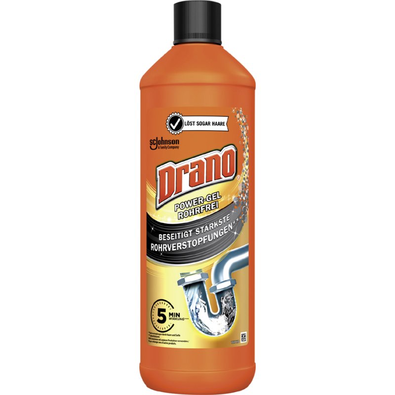 Drano déboucheur Power-Gel Tuyauterie Libre, 1 litre