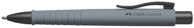 Faber-Castell drukbalpen POLY BALL XB, blauw, 0,6 mm, all black