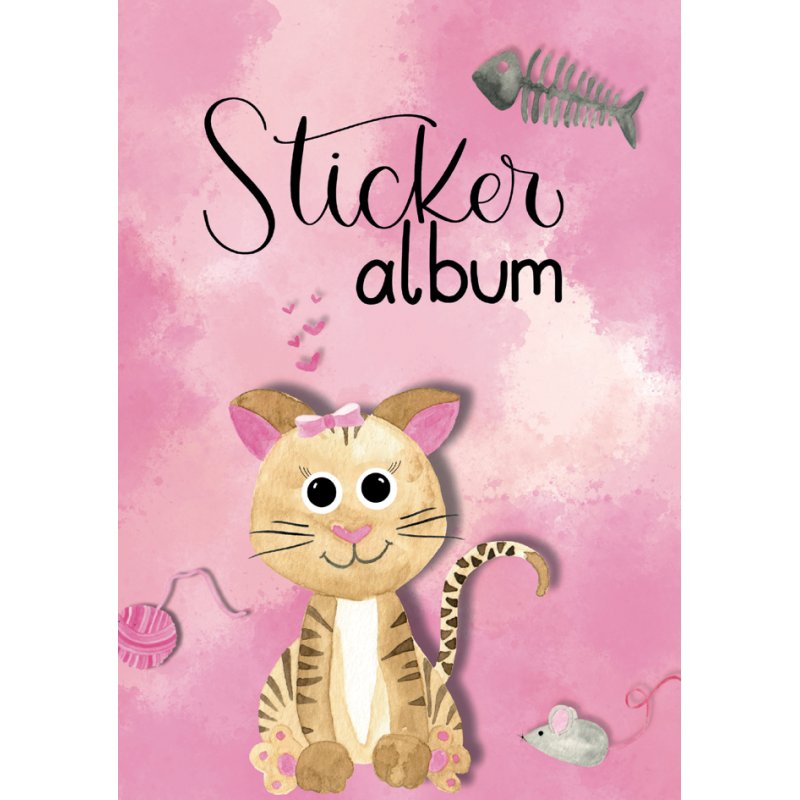 AVERY Zweckform Dino sticker album, A5, 16 blank pages