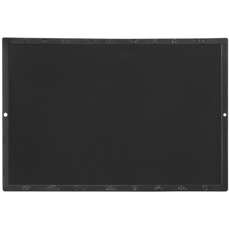 Wonday tableau noir en plastique, noir, recto-verso, avec support de suspension