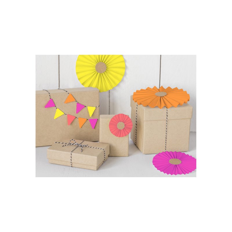 HEYDA neonpapier blok A4, 10 vel, neongekleurd