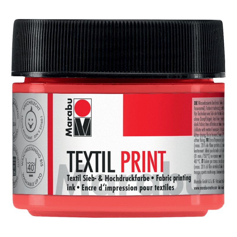 Marabu textielpigment Textielprint, felblauw, 100 ml