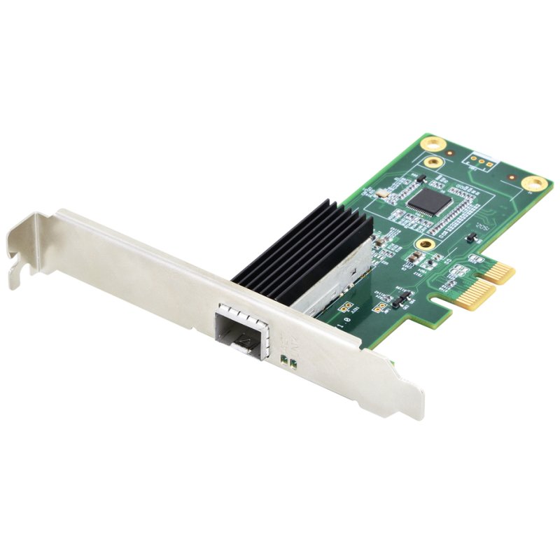 DIGITUS PCI Express Gigabit fibre optic adapter, Intel chipset, SFP port