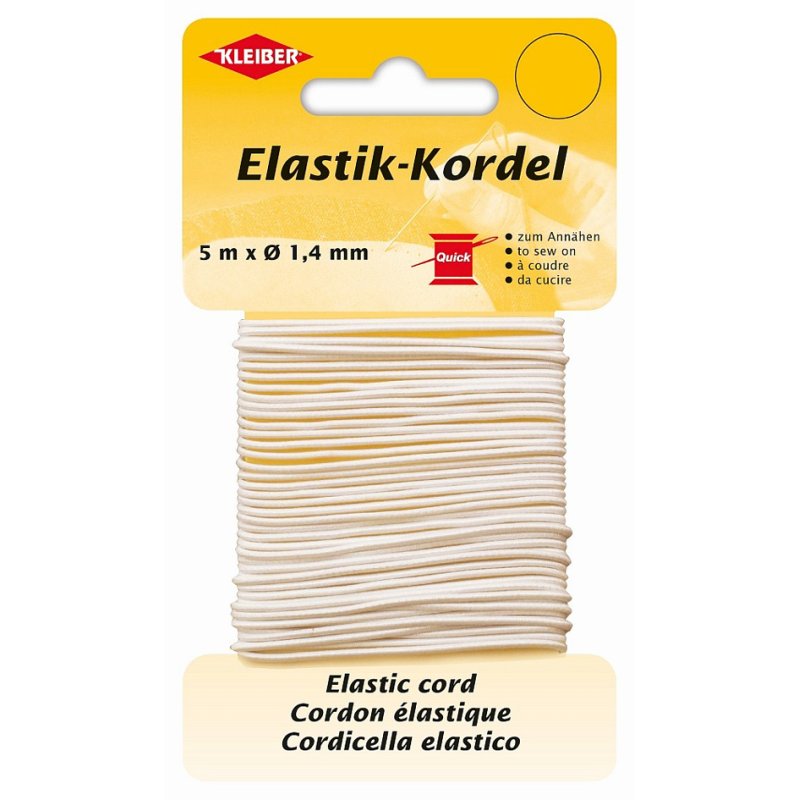 KLEIBER cordon de traction, 1,4 mm × 5 m, blanc