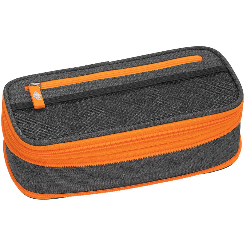 WEDO étui à crayons NEON Stretch, orange fluo, avec compartiment intérieur