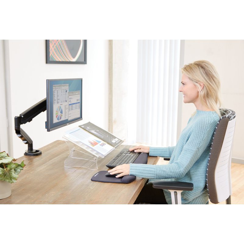 Fellowes Clarity Series document holder, acrylic, crystal-clear finish, up to A3 format