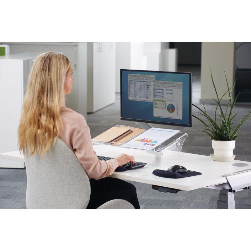 Fellowes Clarity Series document holder, acrylic, crystal-clear finish, up to A3 format