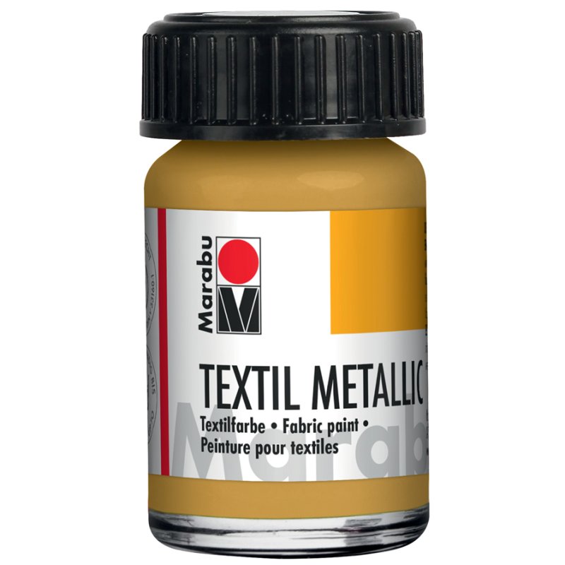 Marabu textielverf Metallic Textiel, metallic goud, 15 ml