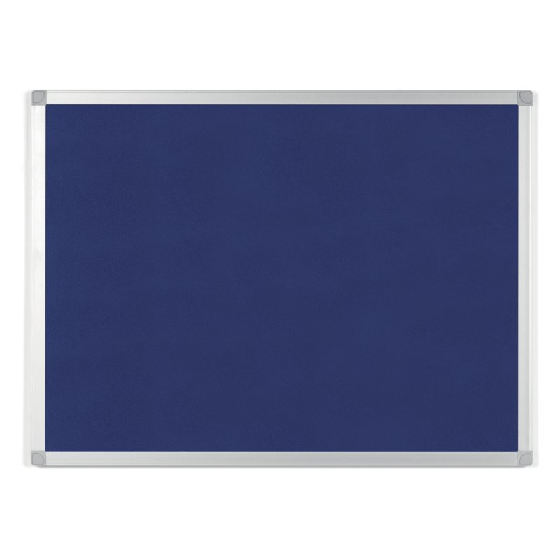 Bi-Office prikbord AYDA, 1200×900 mm, blauw, vilten oppervlak