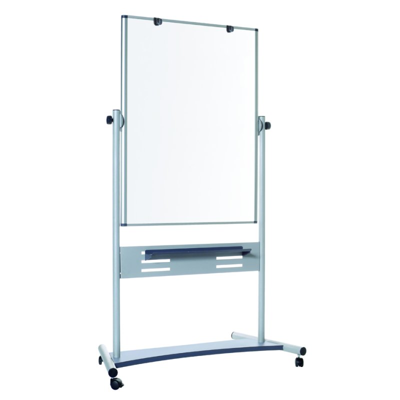 Bi-Office tableau blanc mobile Evolution, 1200×900 mm, surface émaillée, inclinable