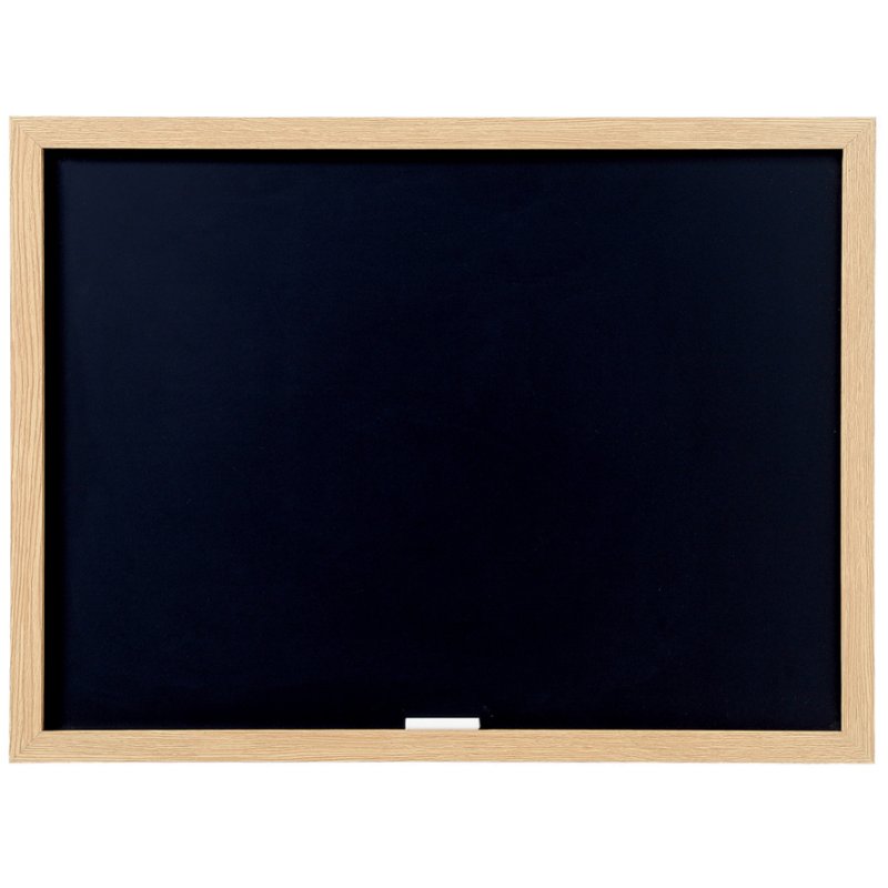 Bi-Office tableau noir Optimum, aspect bois cerisier, 60 × 45 cm