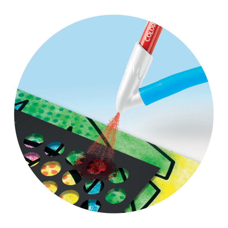 Maped Creativ set de stylos à air Pop Art, 15 pièces, effet airbrush