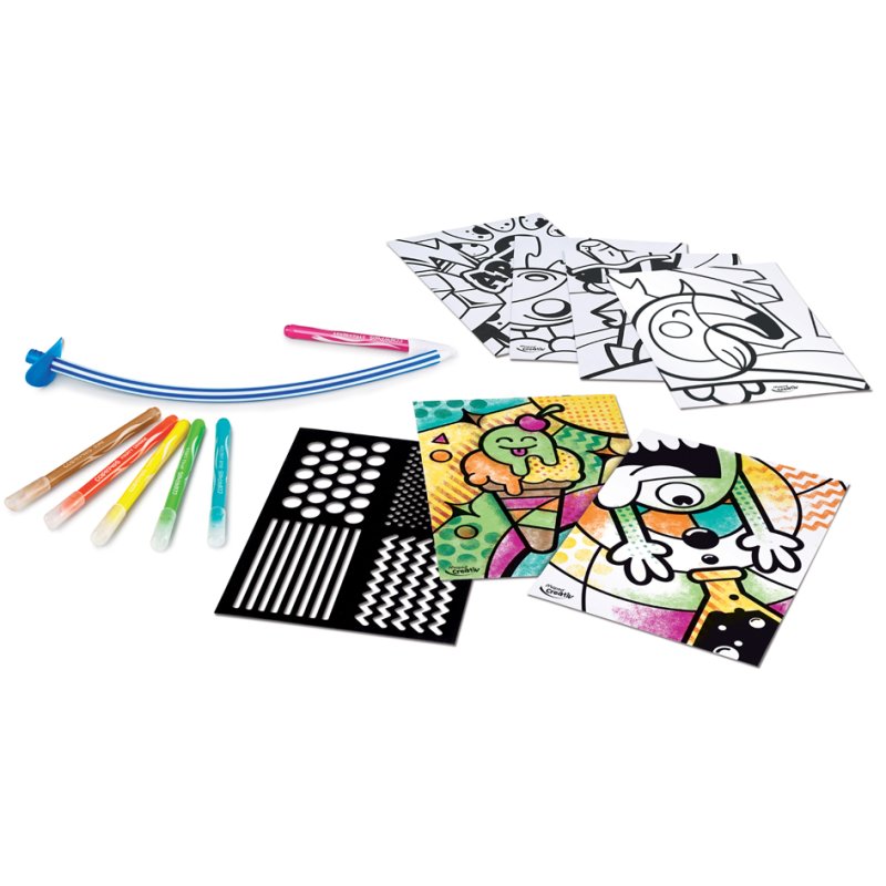 Maped Creativ set de stylos à air Pop Art, 15 pièces, effet airbrush