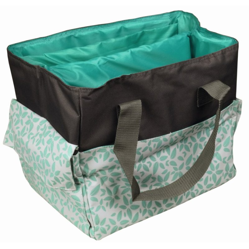 KLEIBER sac de loisirs créatifs, turquoise/gris, 34×25×29 cm, matelassé