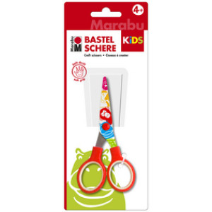 Marabu kinderknutselschaar, rond, 130 mm, edelstaal