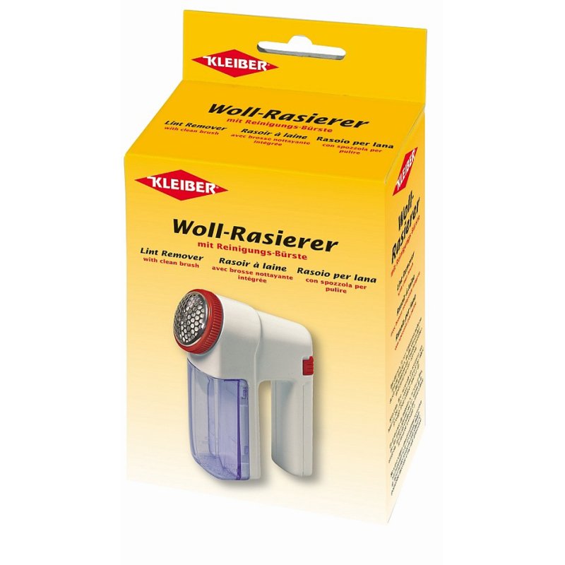 KLEIBER dépiluseuse sans fil, blanc/rouge, avec brosse de nettoyage