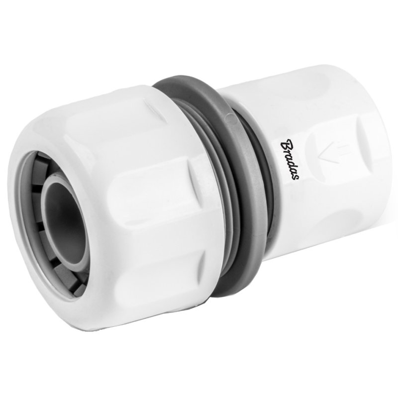 Bradas raccord de tuyau WHITE LINE, 3/4 inch, blanc