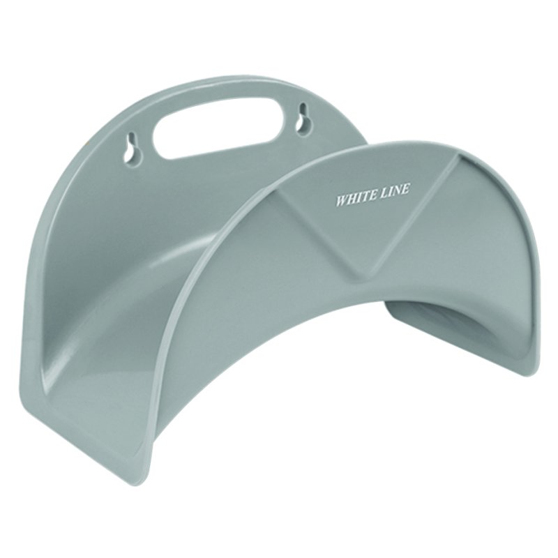 Bradas enrouleur de tuyau d'arrosage WHITE LINE, montage murale, gris, 25 m