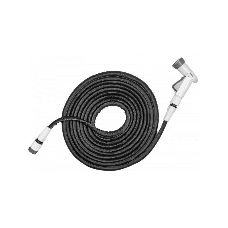 Bradas ensemble tuyau de jardin TWIST HOSE, flexible, gris, 7,5-15 m