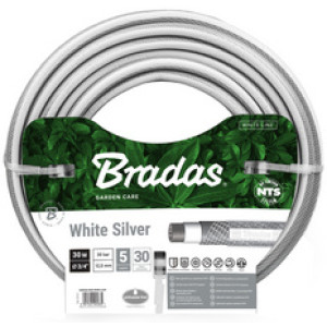 Bradas tuinslang NTS White Silver, 1/2 inch, wit/zilver, 30 meter