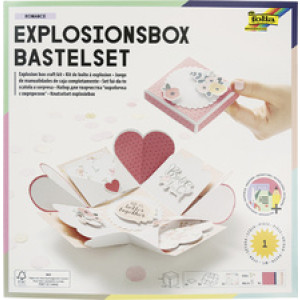 folia Explosiedoos knutselset Happy Birthday, compleet, voorgestanst