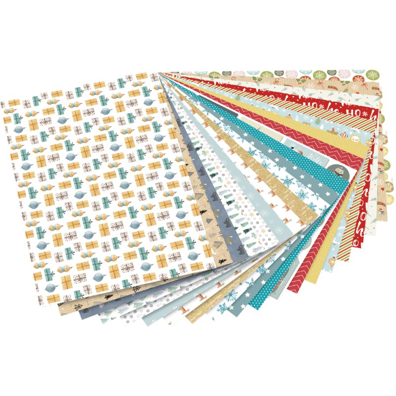 folia inspiratieblok Wintermagie, 240 × 340 mm, 20 vellen
