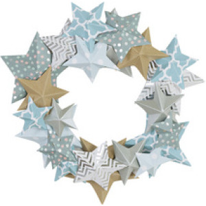 folia sterrenslinger knutselpakket, 3 slingers, 240×340 mm