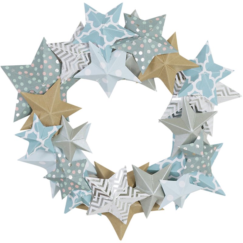 folia sterrenslinger knutselpakket, 3 slingers, 240×340 mm