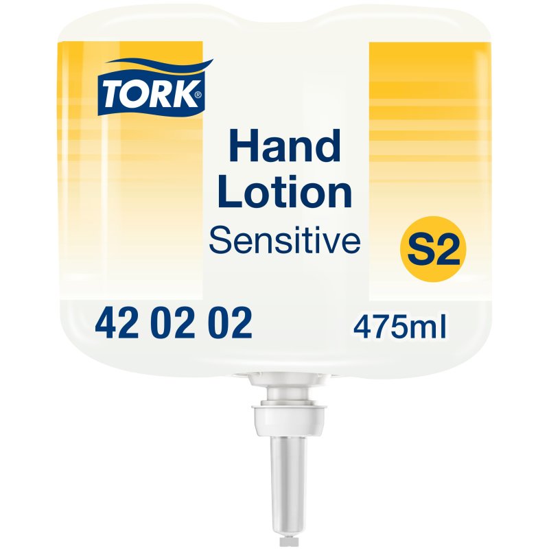 Tork lotion pour les mains et soins du corps, sans parfum, système S2, 475 ml
