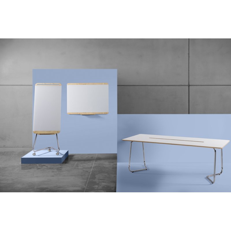 ARCHYI Glass Writing magneetbord Douro, 1200×900 mm, wit, magnetisch glas