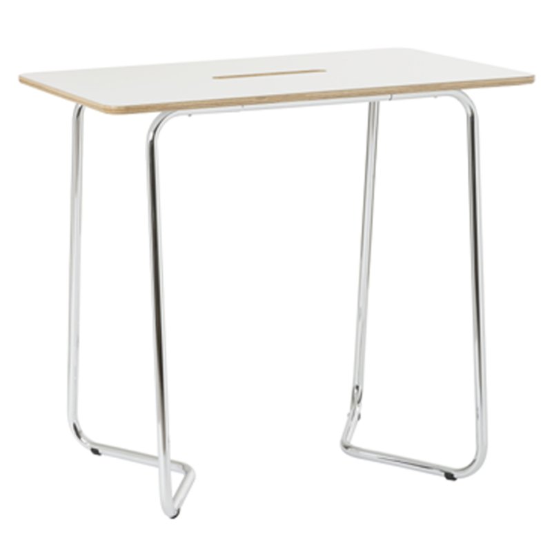 ARCHYI whiteboard statafel Duoro, droog afwisbaar, 1200×1080×700 mm, verchroomd staal