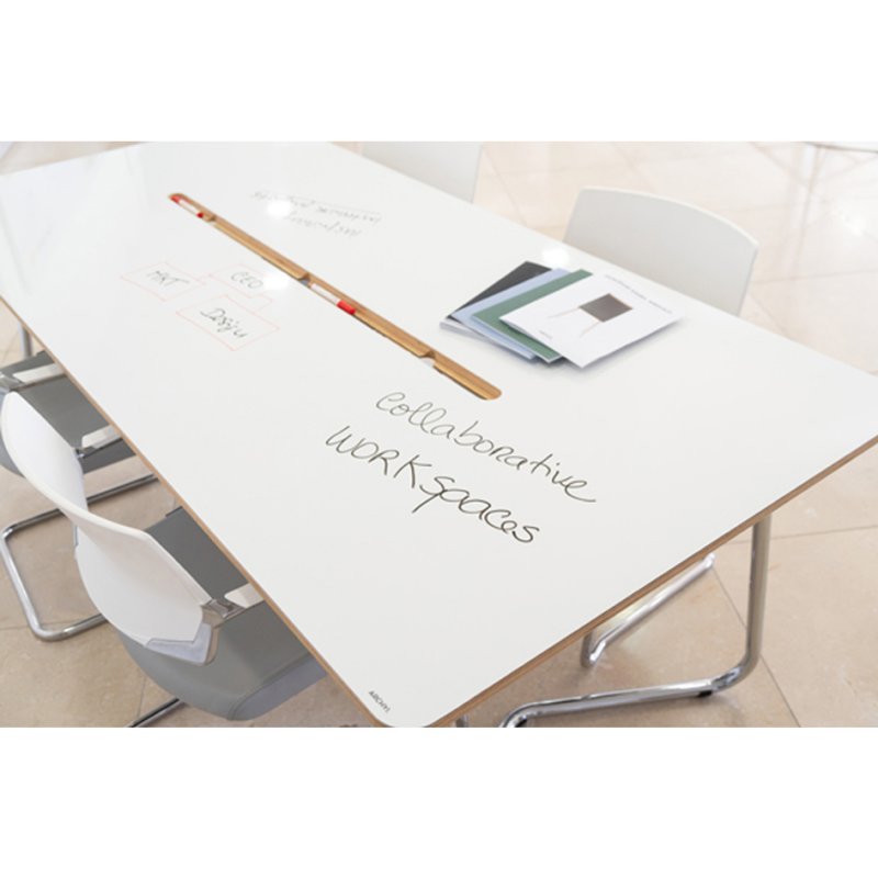 ARCHYI conferentietafel Douro, whiteboard oppervlak, 210×72×100 cm